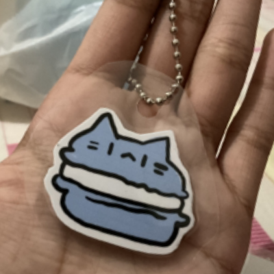 macaroon cat(blue)